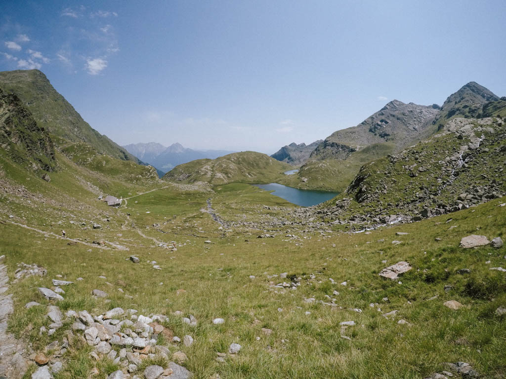 Blick auf Oberkaseralm Südtirol