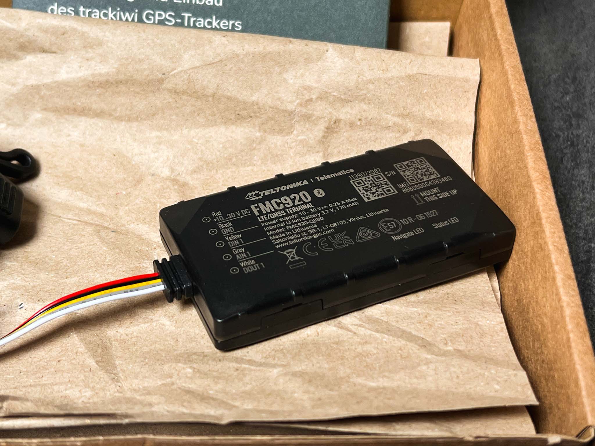 Trackiwi GPS Tracker für Wohnmobil und Van